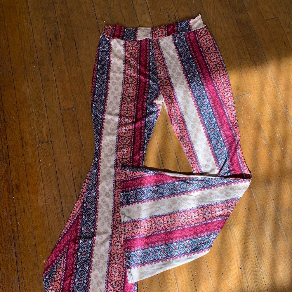 Multicolored Palazzo Pants
